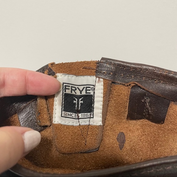 Frye Tall Boots - 6 Brown Distress 💛 - Picture 2 of 6